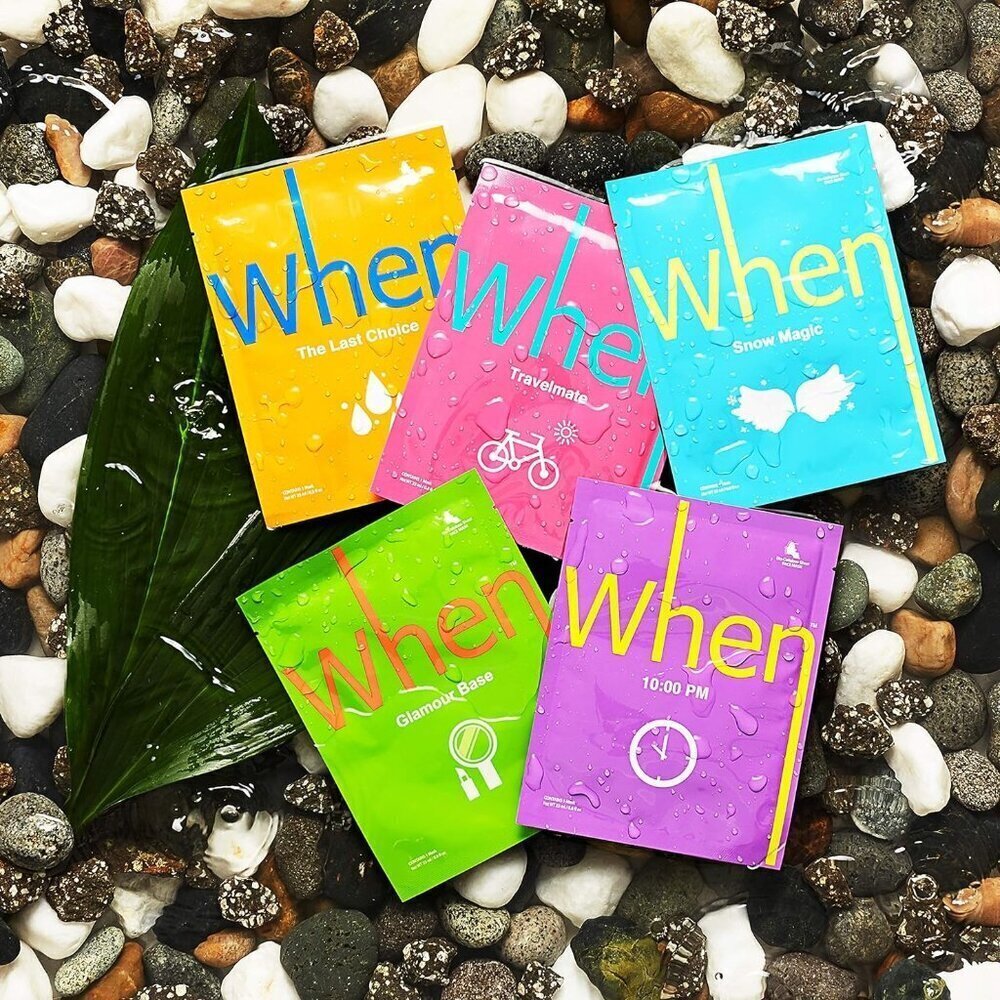 When Beauty 5 Pack Mask Set - Special Package Premium Bio-Cellulose Sheet